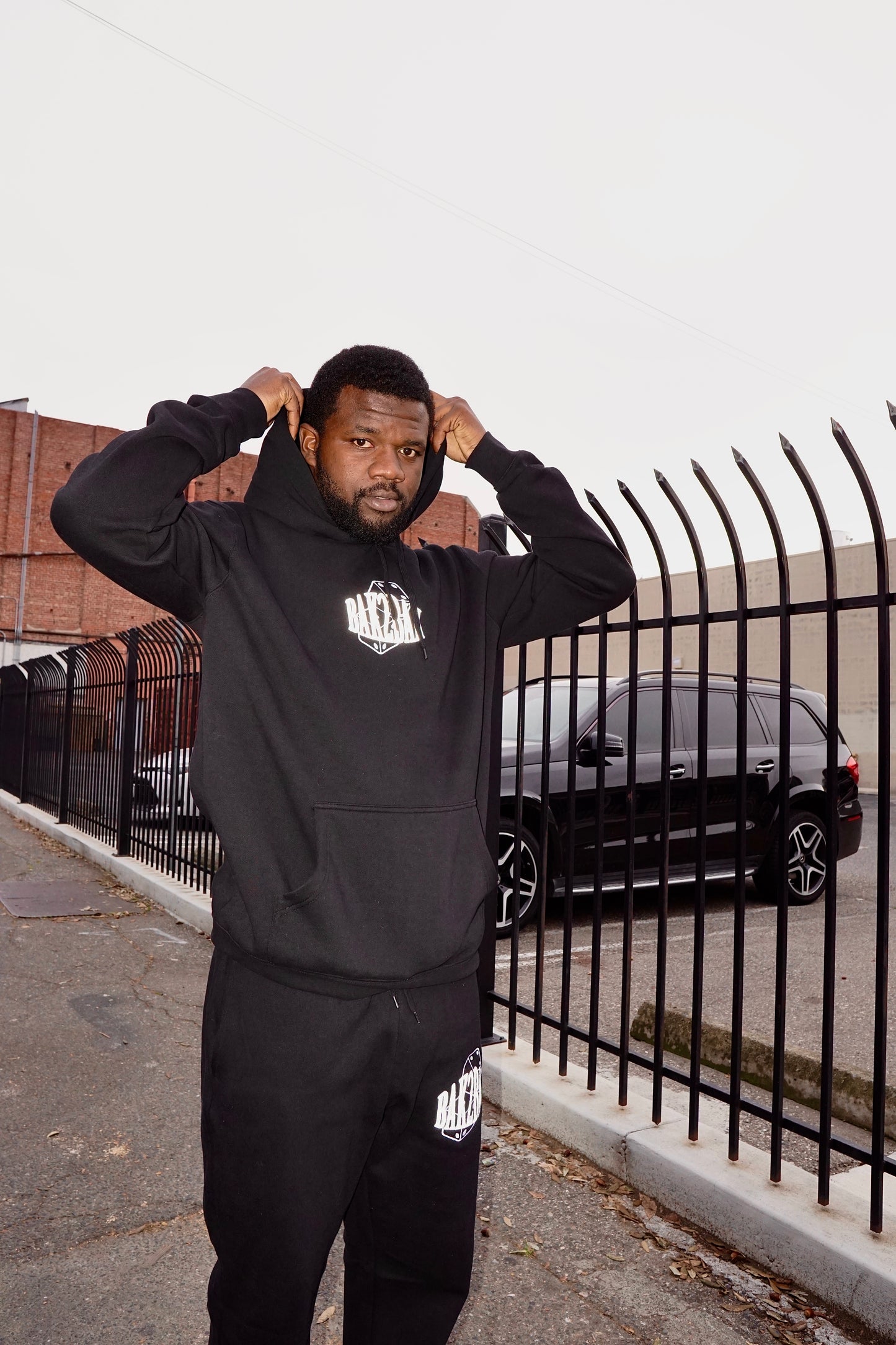 Stand on business reflective hoodie