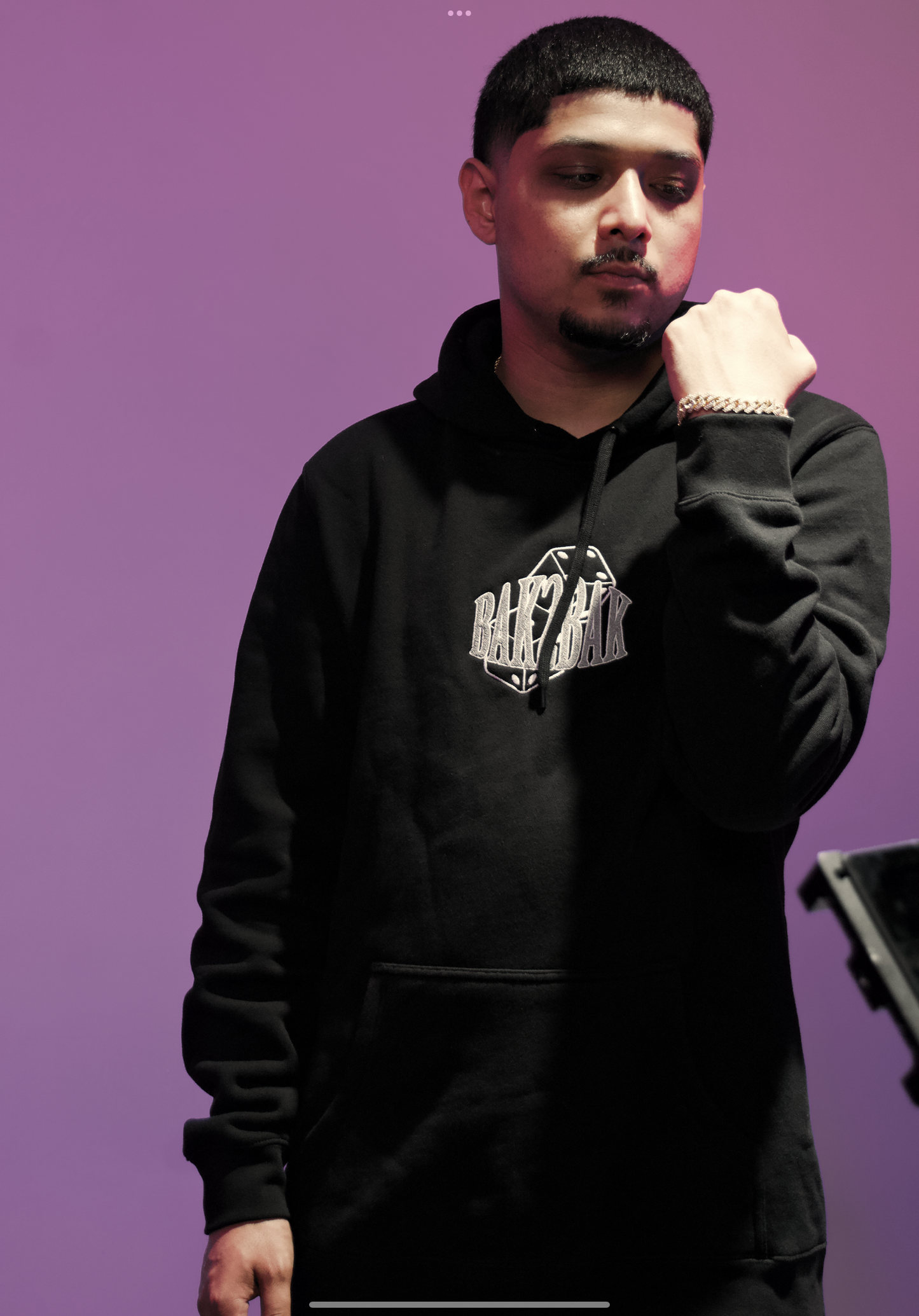 Stand on business reflective hoodie