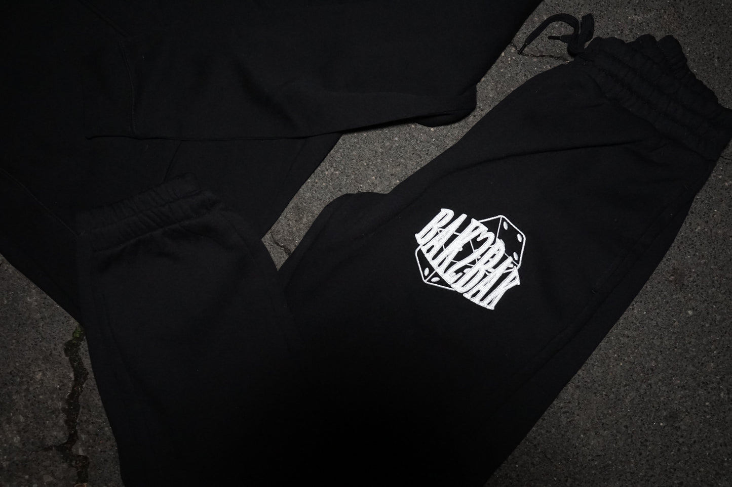 Reflective sweat pants