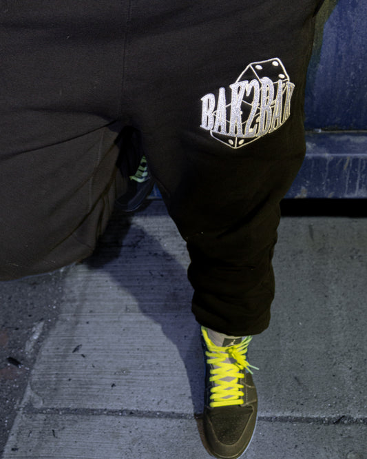 Reflective sweat pants