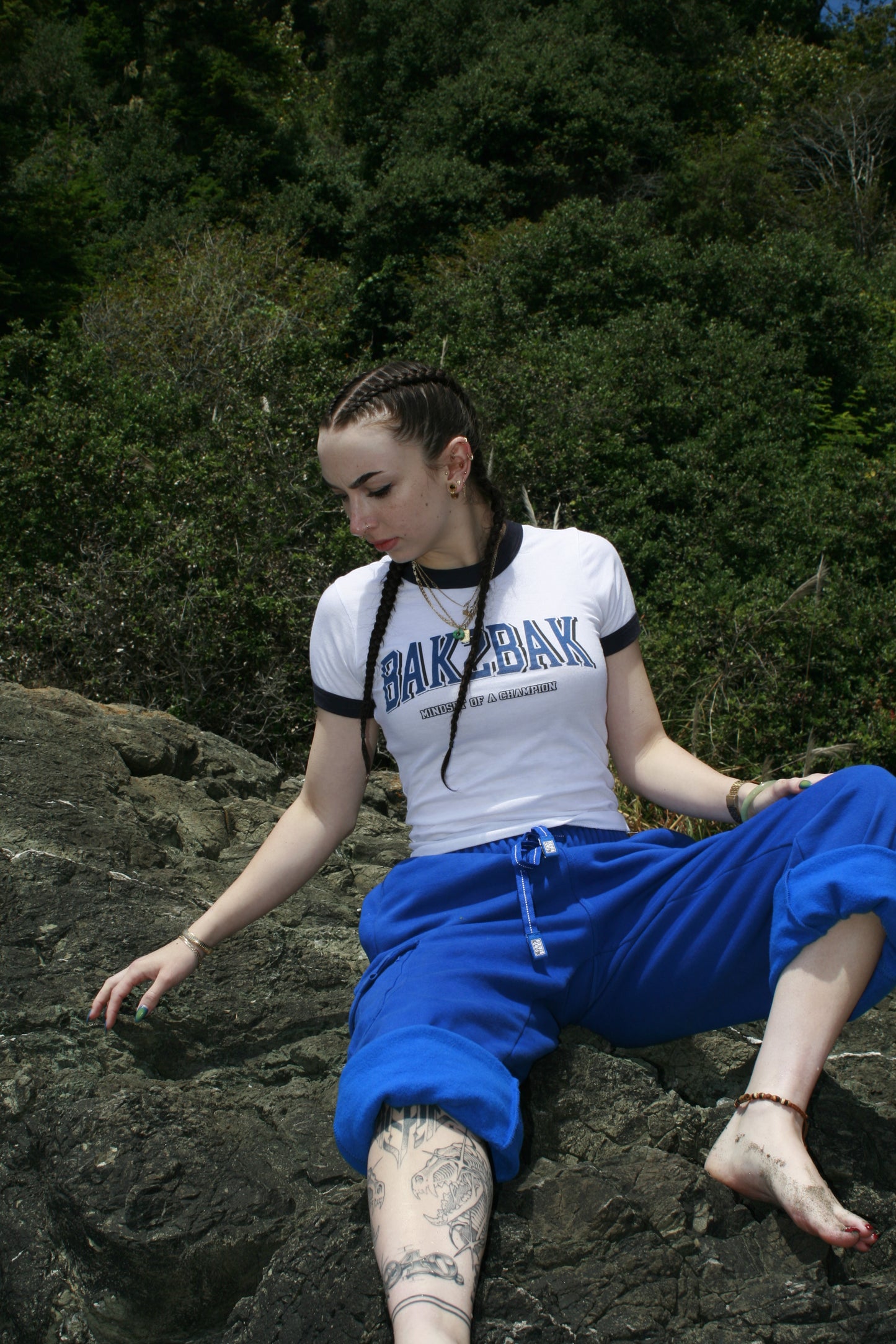 Ladies ringer tee