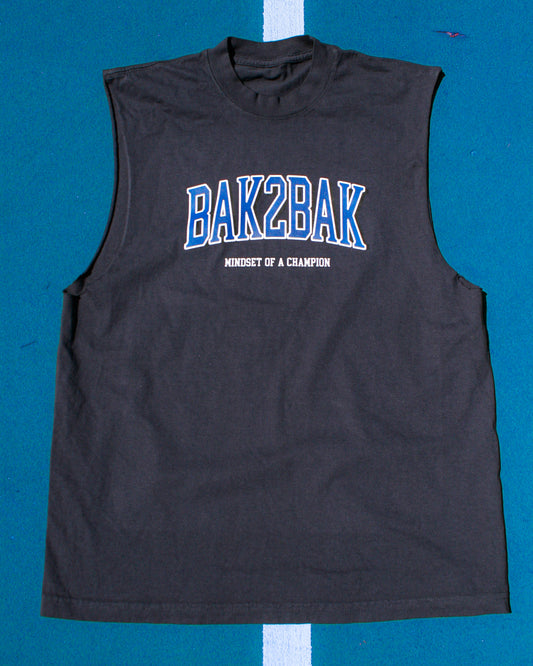 Liquid blue muscle tee