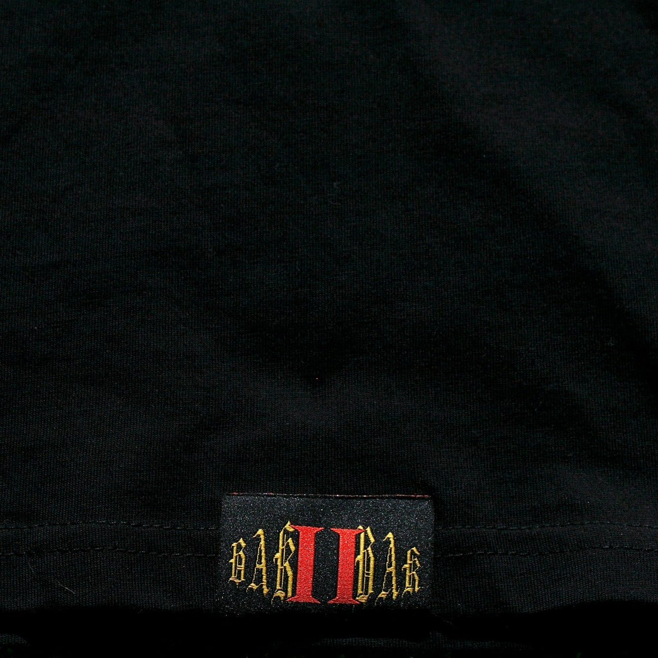 Black Metallic Monogram T shirt