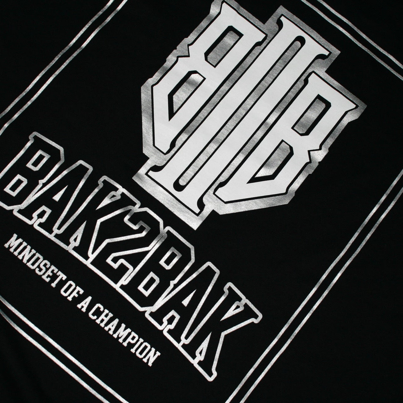 Black Metallic Monogram T shirt