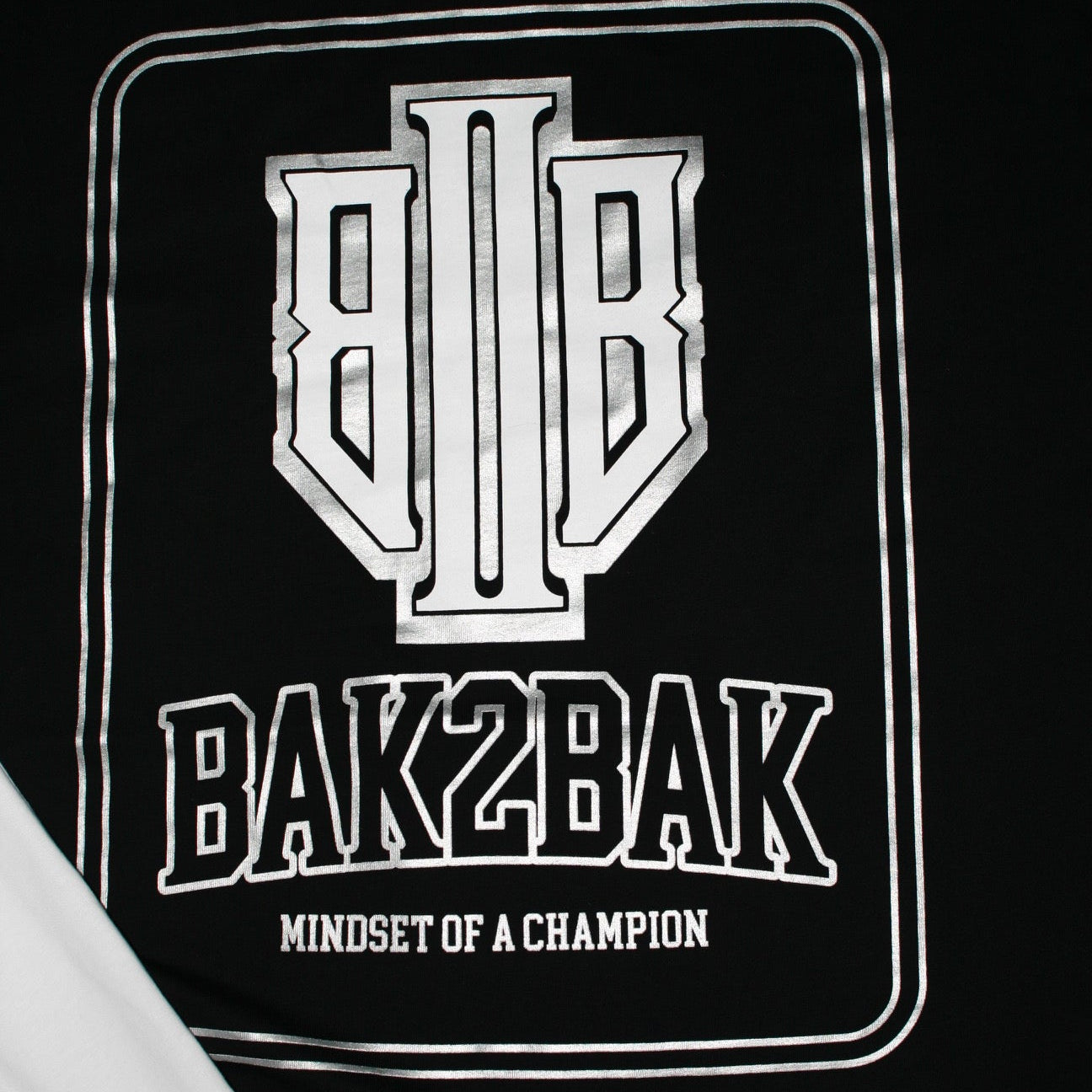 Black Metallic Monogram T shirt